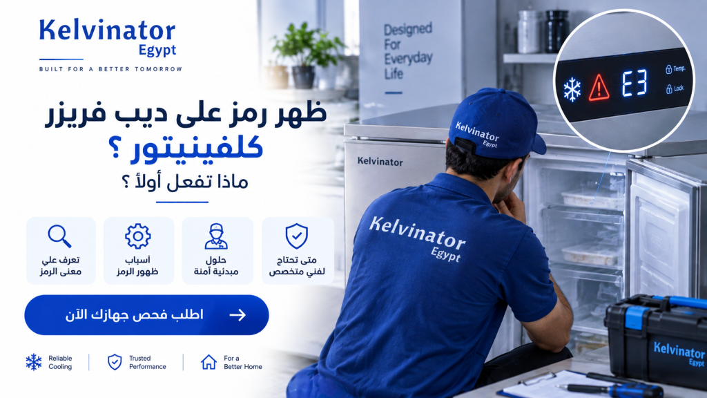 ظهر رمز على ديب فريزر كلفينيتور؟ ماذا تفعل أولًا؟